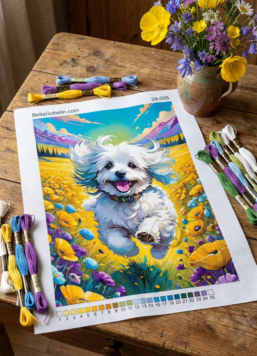 Cheerful puppy