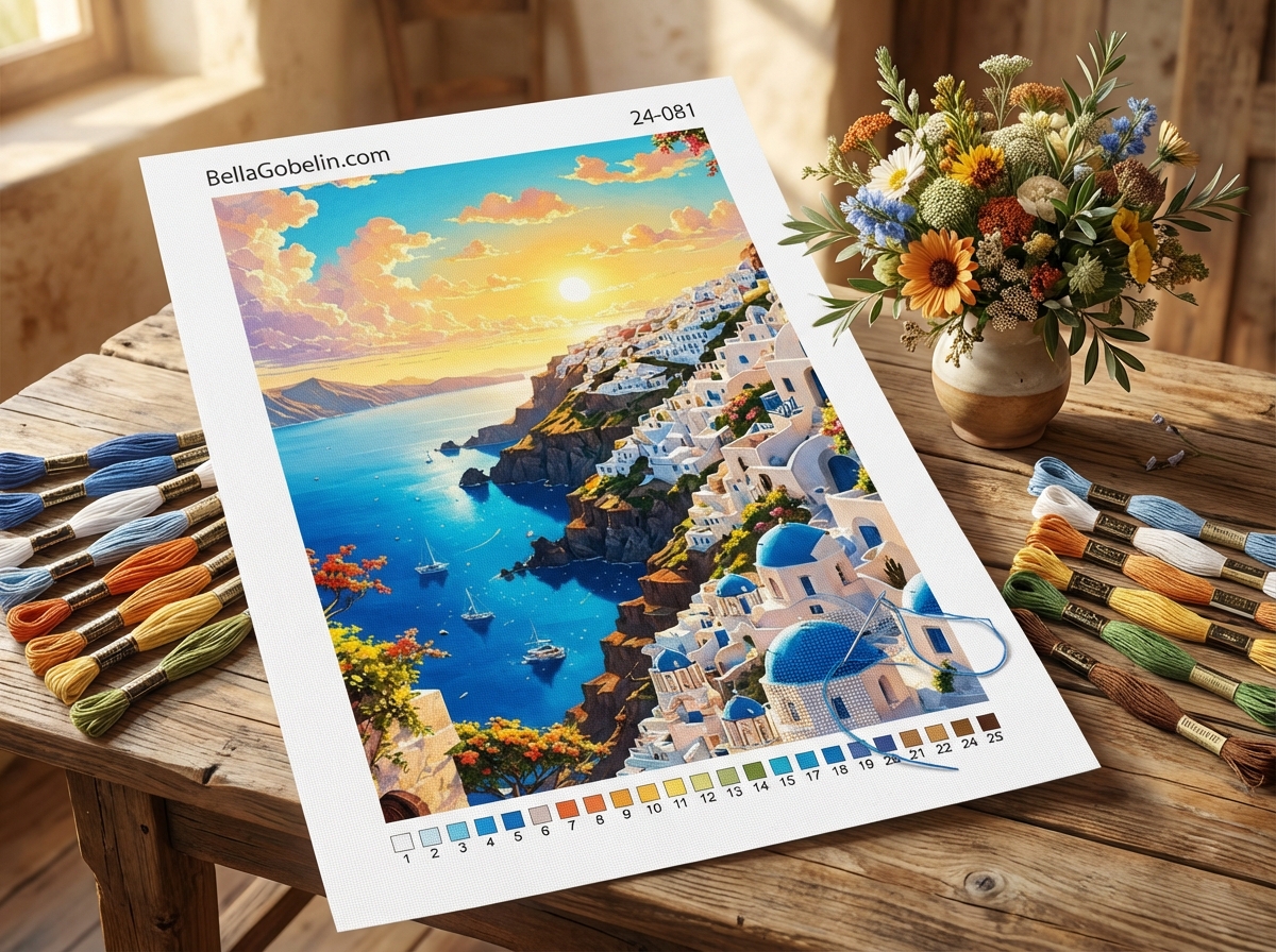 Sunset in Santorini