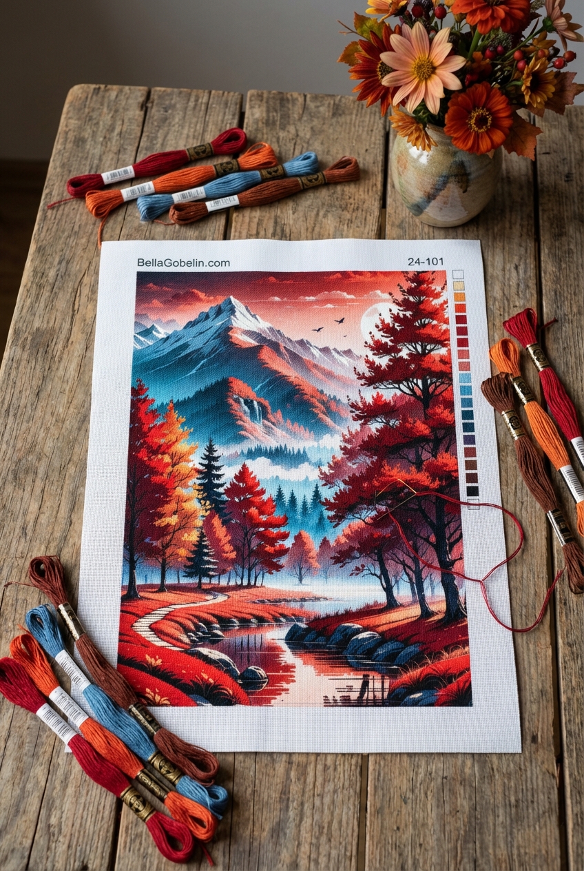Red Winter Evening