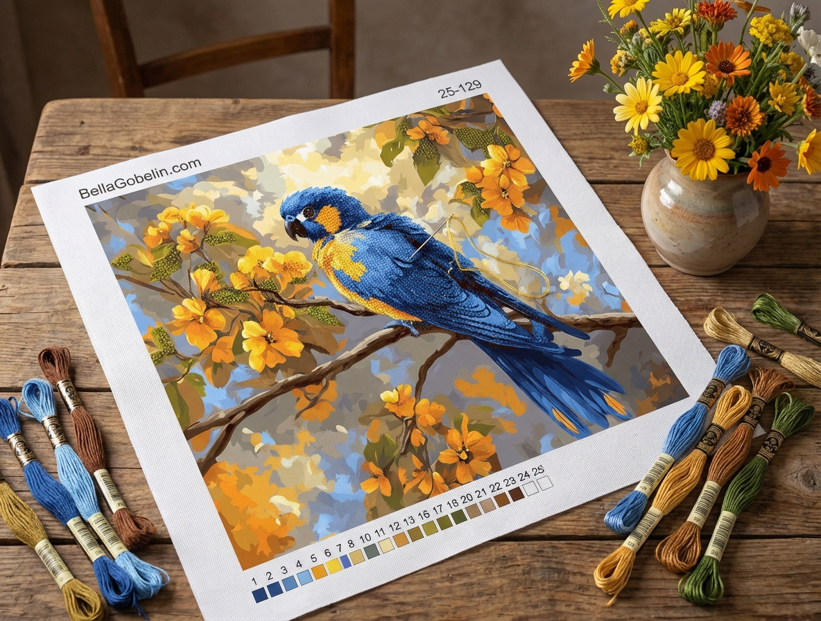 Blue-yellow parrot