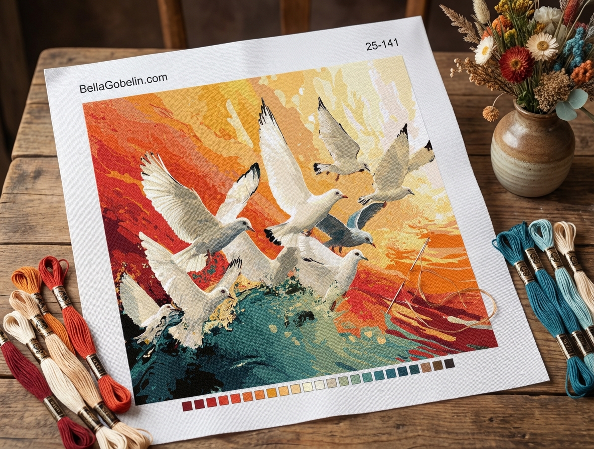 White doves