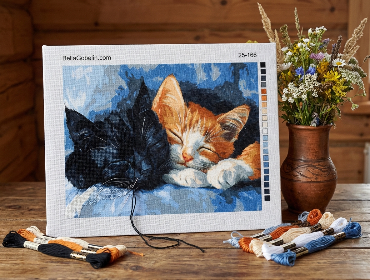 Lazy little kittens