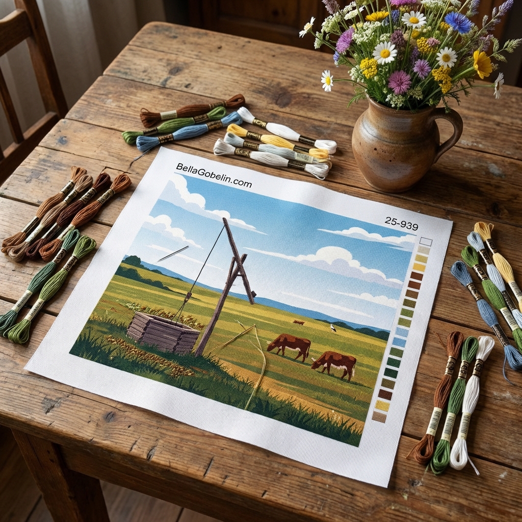 Watering Well with Oxen