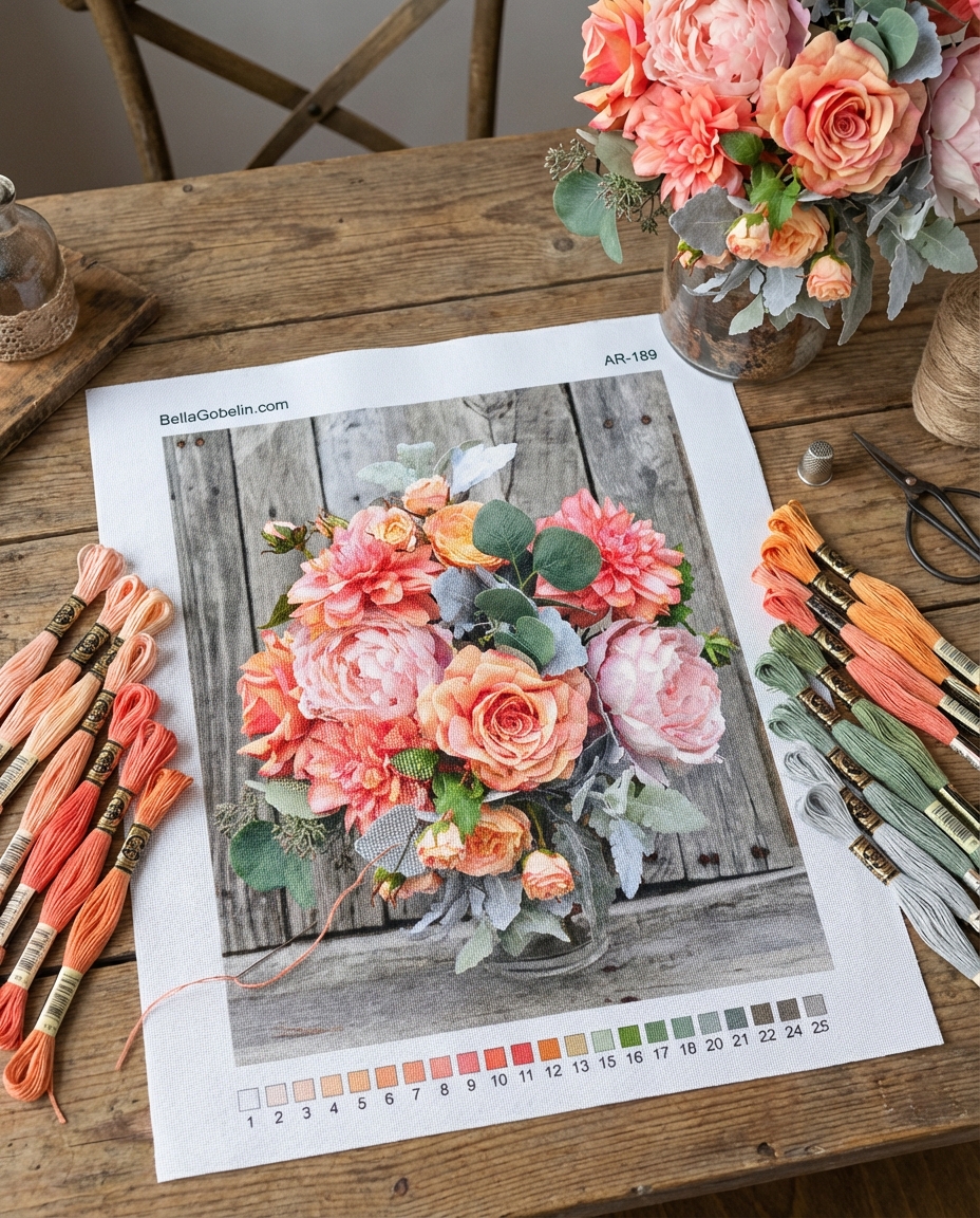 Bouquet in a vase