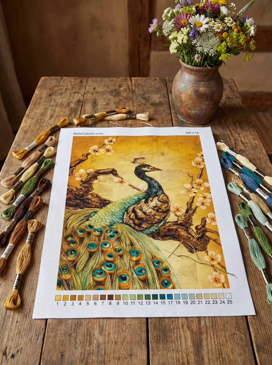 Peacock rooster