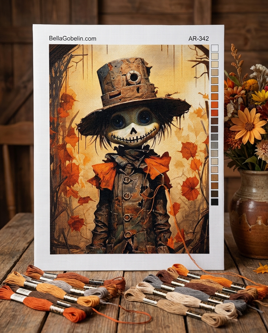 Halloween needlepoint