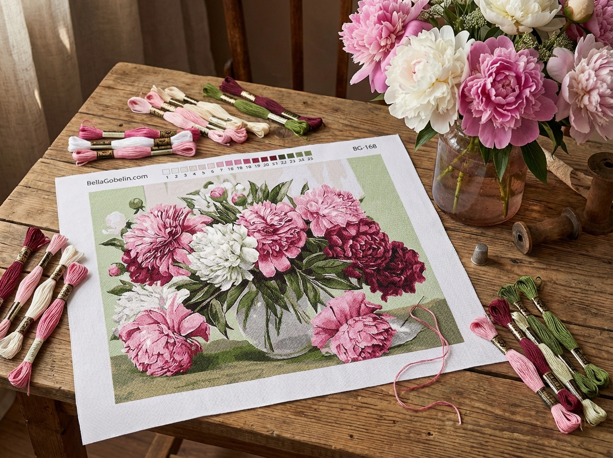 Peony still life