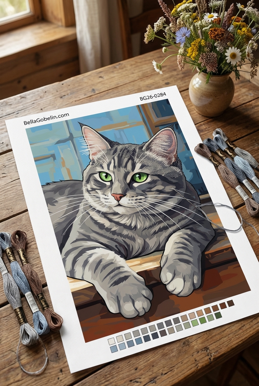 Orange cat portrait