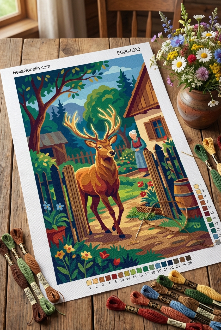 Deer in the garden