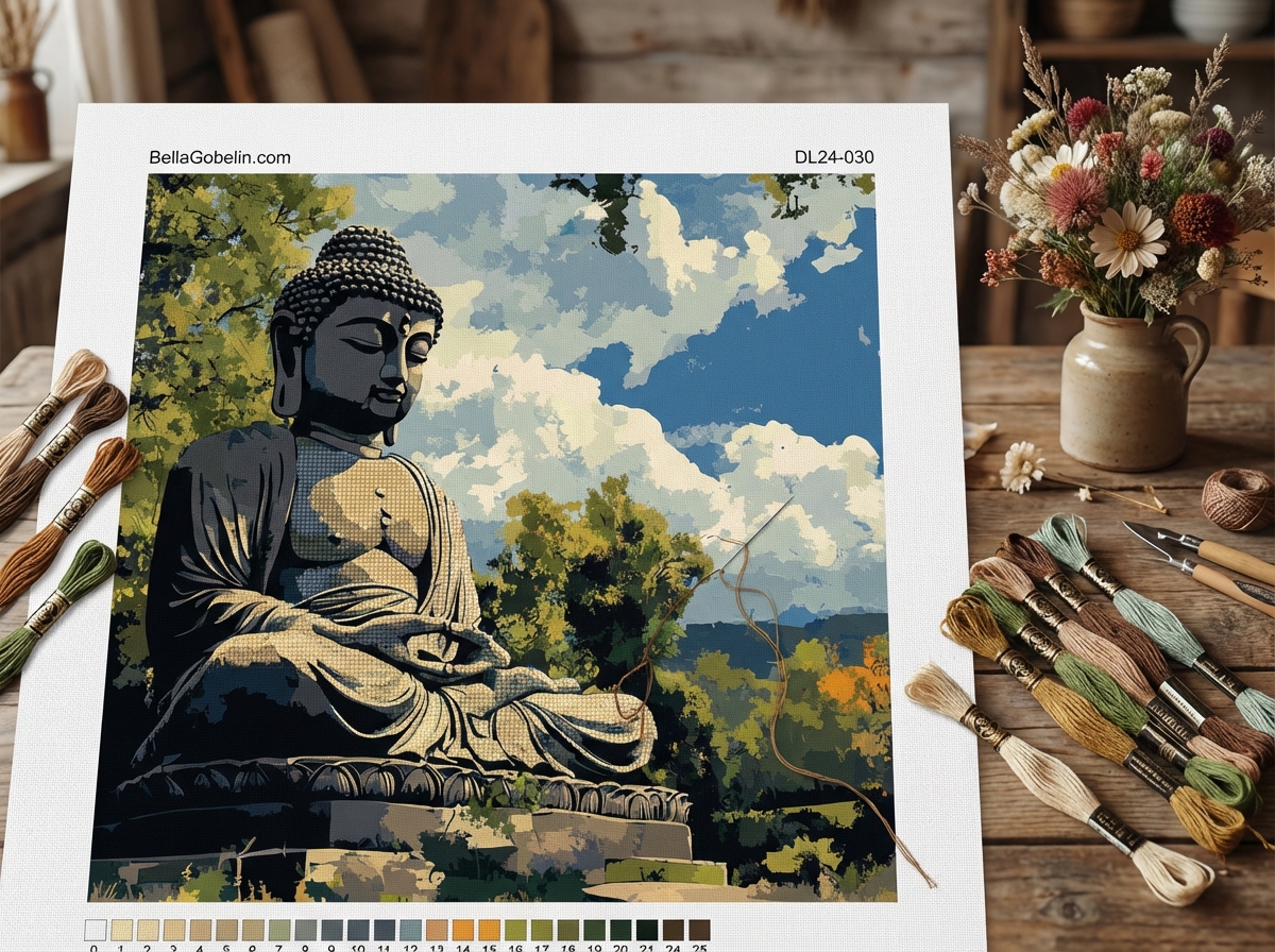 Buddha stone statue