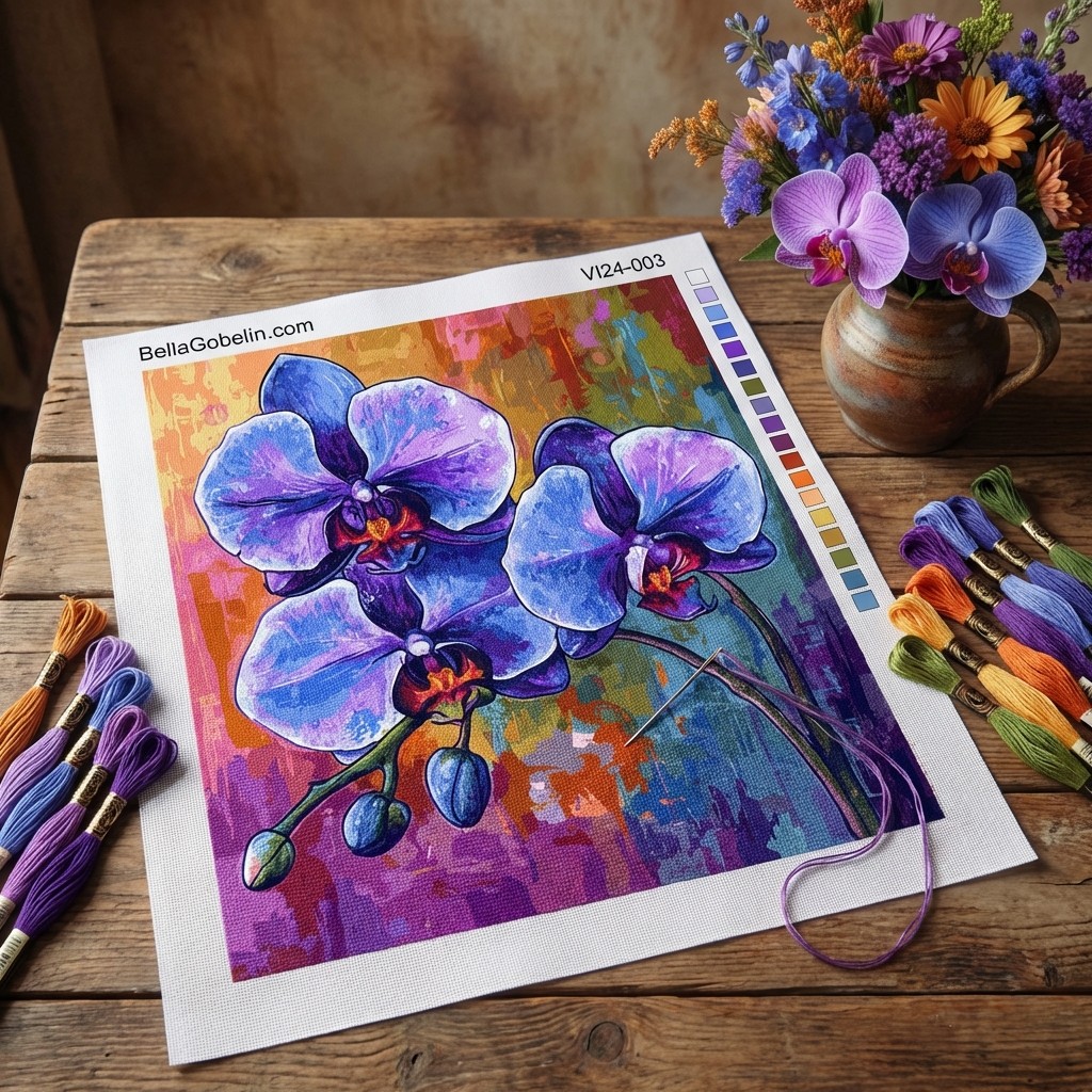 Purple orchid