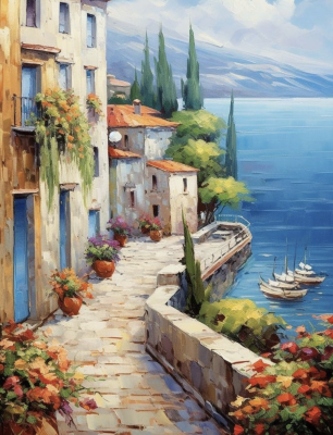 Seaside promenade