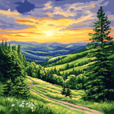 Forest landscape