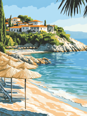 Sea, beach, Italy