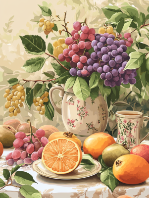 Still life with tea