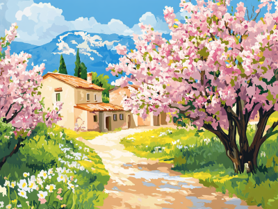 Blooming in Tuscany