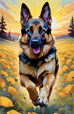 German Shepherd dog