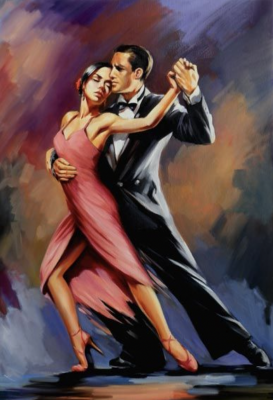 Dancer couple