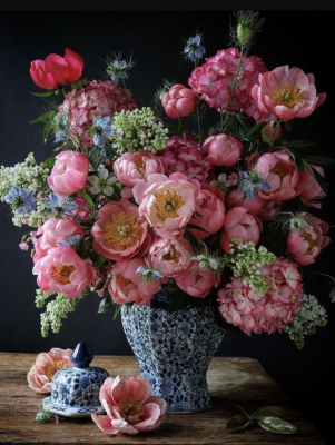 Peony in a vase