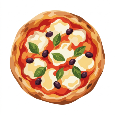 Pizza Needlepoint