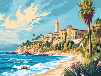 Seaside town