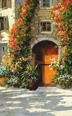 Mediterranean Street - Portrait Format 1.