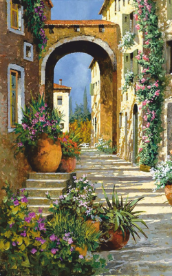 Mediterranean Street - vertical format 2.