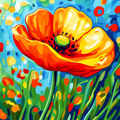 The lonely poppy