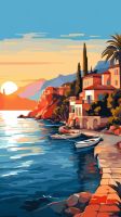 Sunset in the Bay