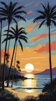 Night at the beach