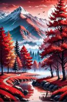 Red Winter Evening