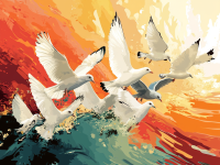 White doves