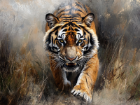 Tiger tapestry