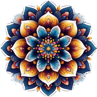 Mandala needlepoint