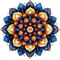 Mandala needlepoint