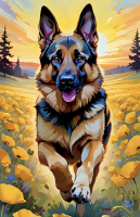 German Shepherd dog